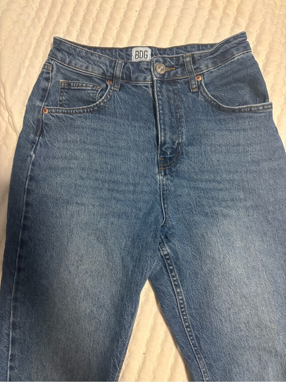 BDG Women’s Edie Denim Jeans - high rise slim jean